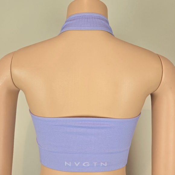 NVGTN Limitless Ribbed Seamless Halter Bra - Picture 6 of 9